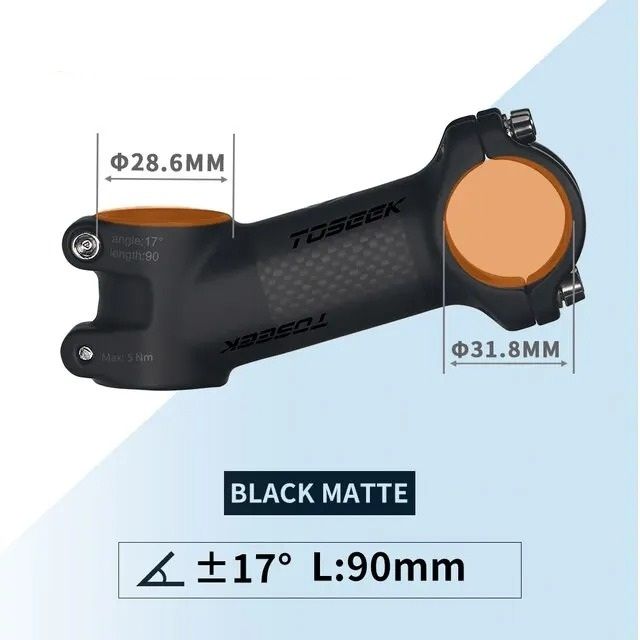 Ultralight Carbon and Aluminum MTB Handlebar Stem 31.8 mm