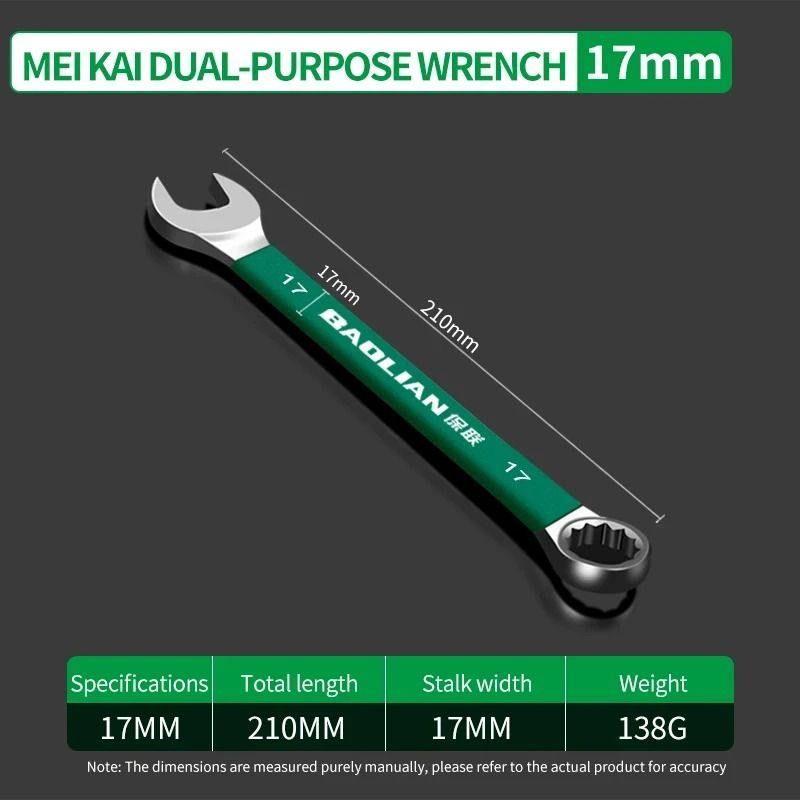BaoLian Plum Blossom Open Combination Wrench 8 30 mm
