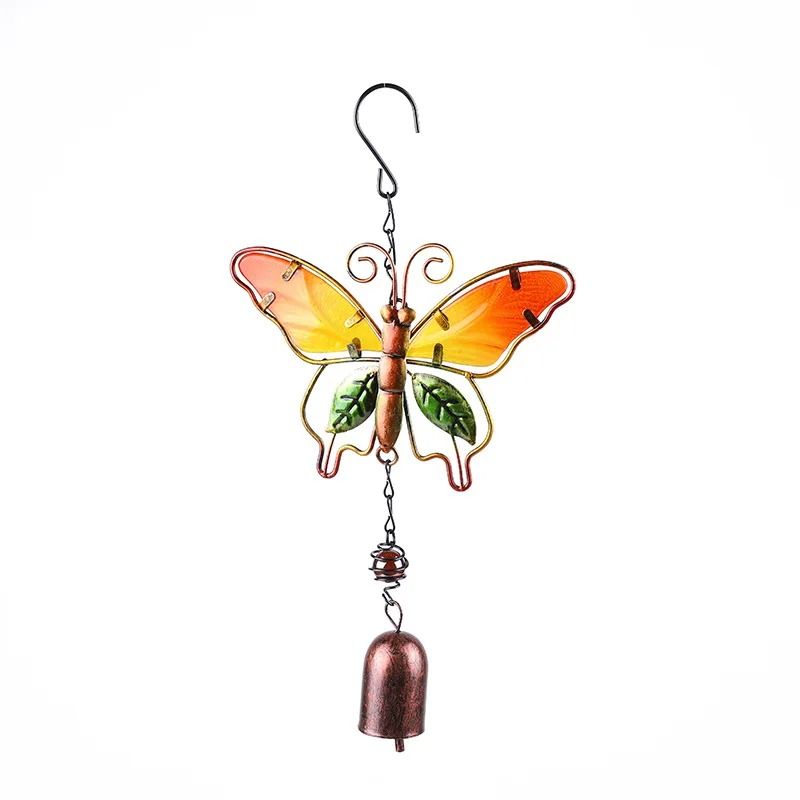 Artisanal Architectural Hummingbird and Dragonfly Wind Chime