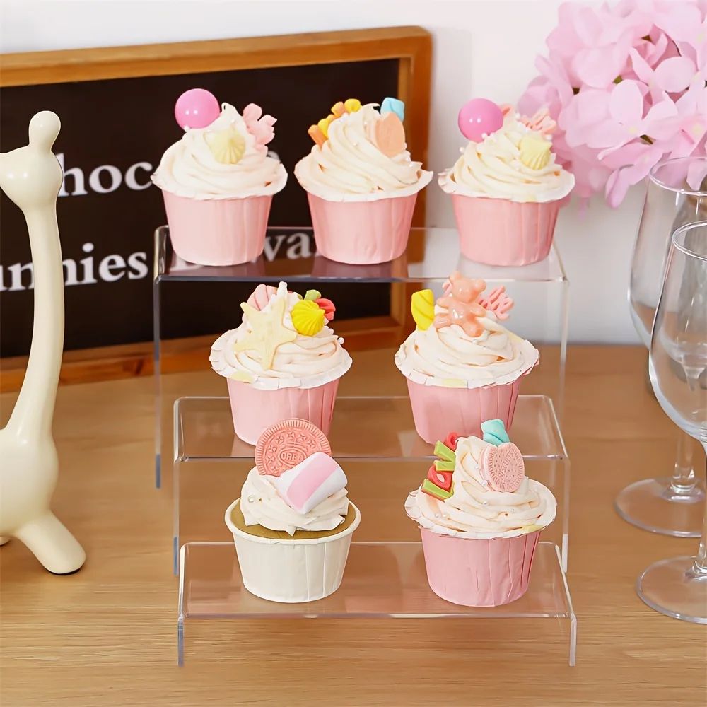 Acrylic Dessert Display Stand Set