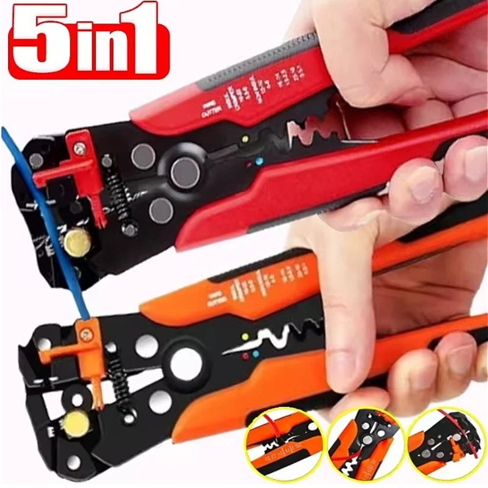 Automatic Wire Stripping Pliers Multifunction Cable Cutter and Crimping Tool