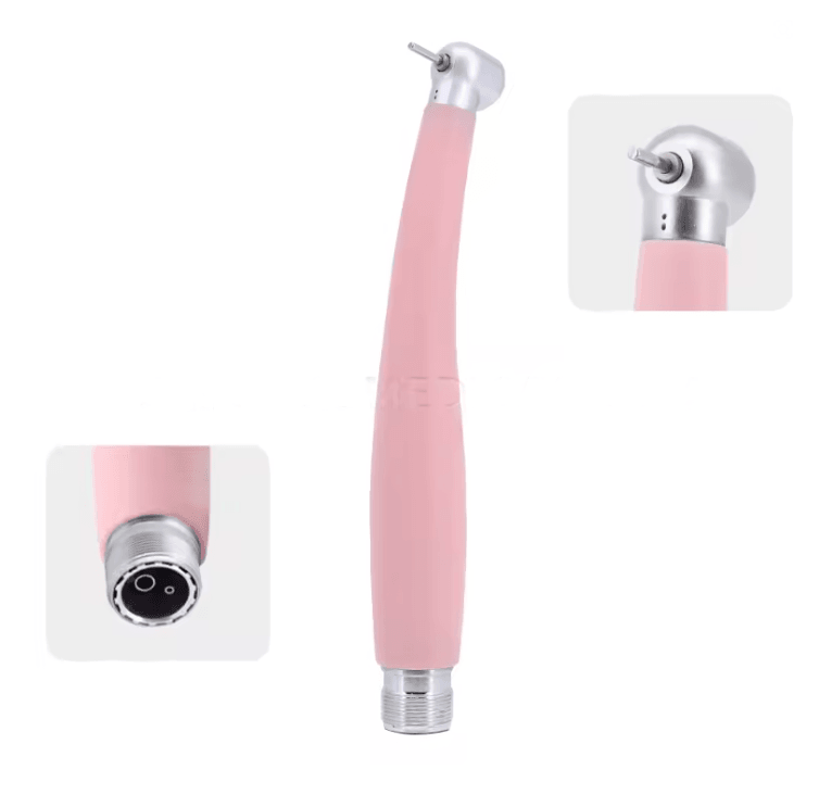 AeroLite Pink LED Dental High Speed Handpiece with Ceramic Bearings