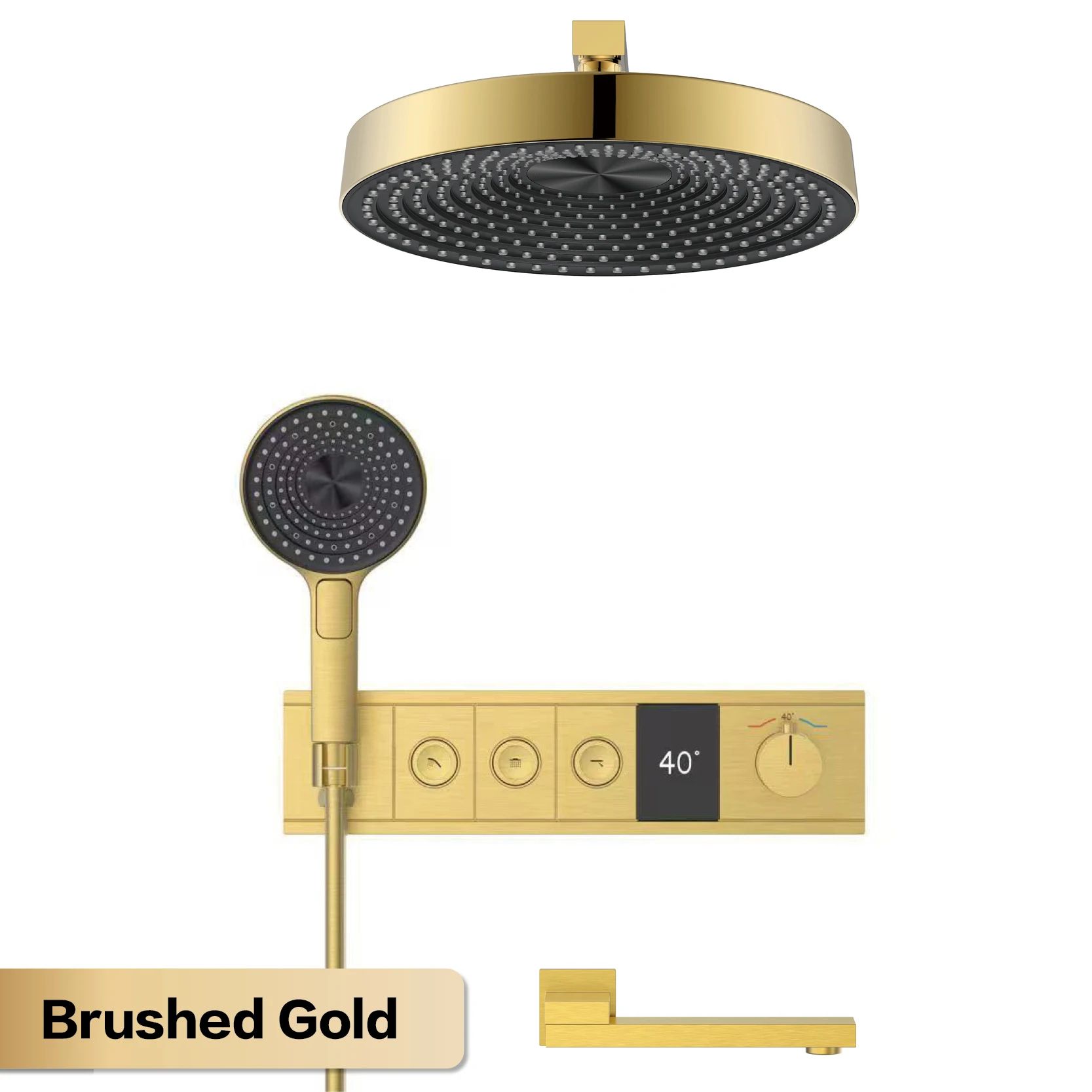 Luxury LED Multi Function Shower System