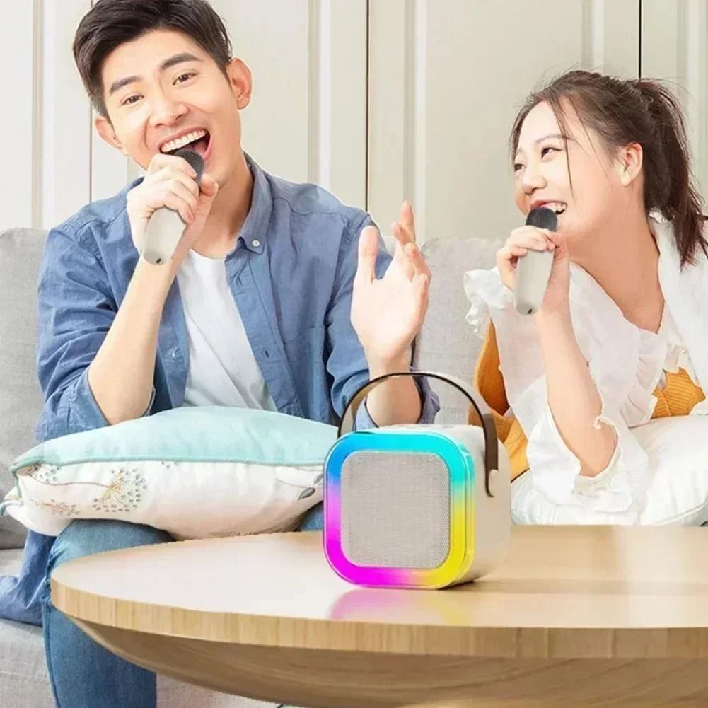 K12 Bluetooth Karaoke Speaker Mini Wireless Sound System with Microphone