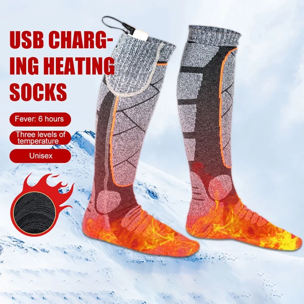 Electric Heated Socks with Adjustable Heat Battery Powered Winter Socks
