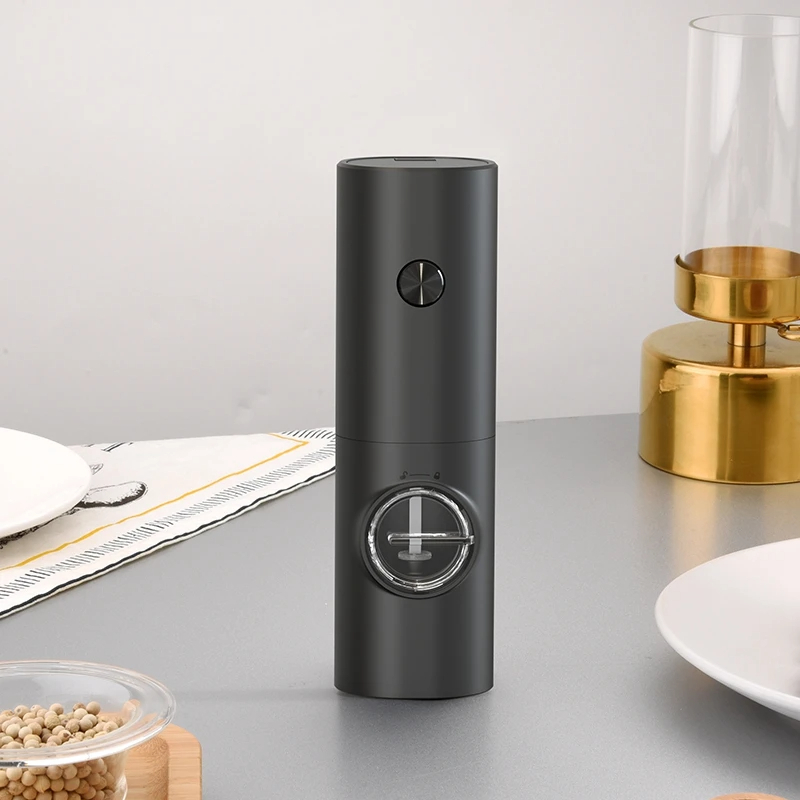 Electric Salt and Pepper Grinder - Adjustable Coarseness