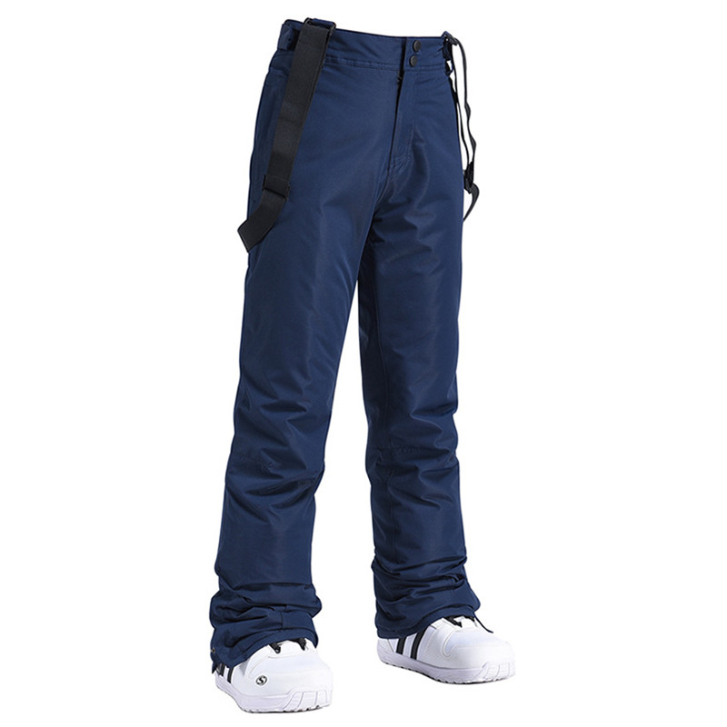 High Quality Skiing Pants Men Women, Waterproof Windproof Snowboard Trousers, Thick Warm Winter Suspender Pant Plus Size