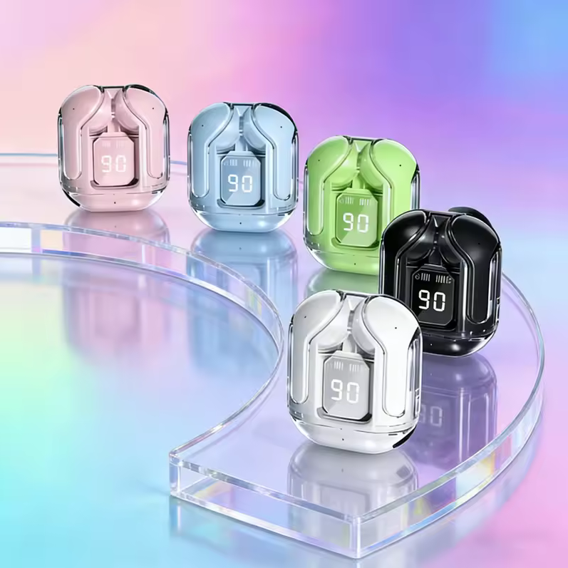 Wireless Earbuds with Smart LED Display & Hi-Fi Stereo Sound