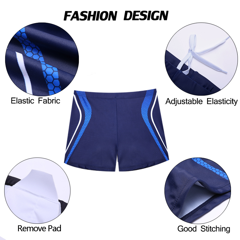 Men's Swim Trunks with Padded Comfort | Quick-Dry Beach Shorts for Surfing & Swimming