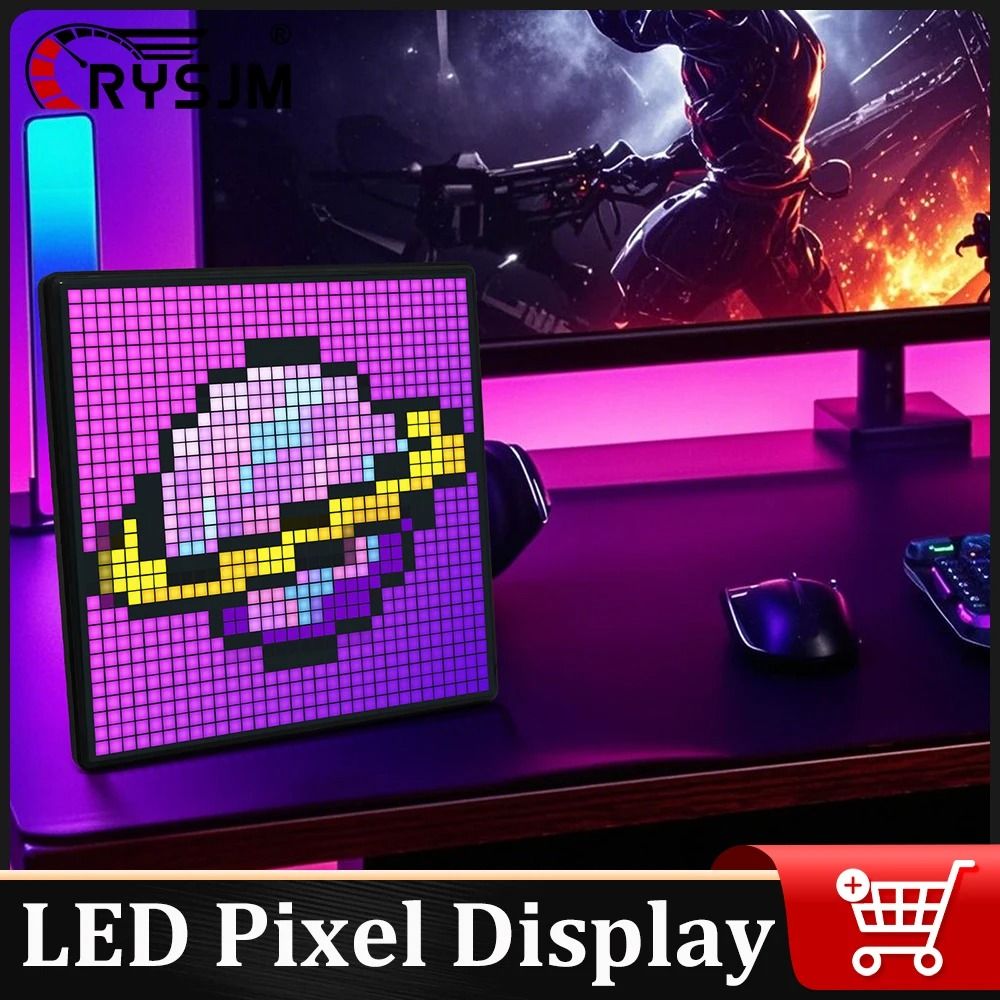 DIY LED Pixel Display RGB Panel Lamp Programmable Pixel Art Digital Screen