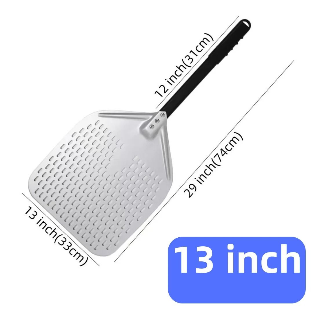 Aluminum Pizza Peel Bread Paddle with Wooden Handle