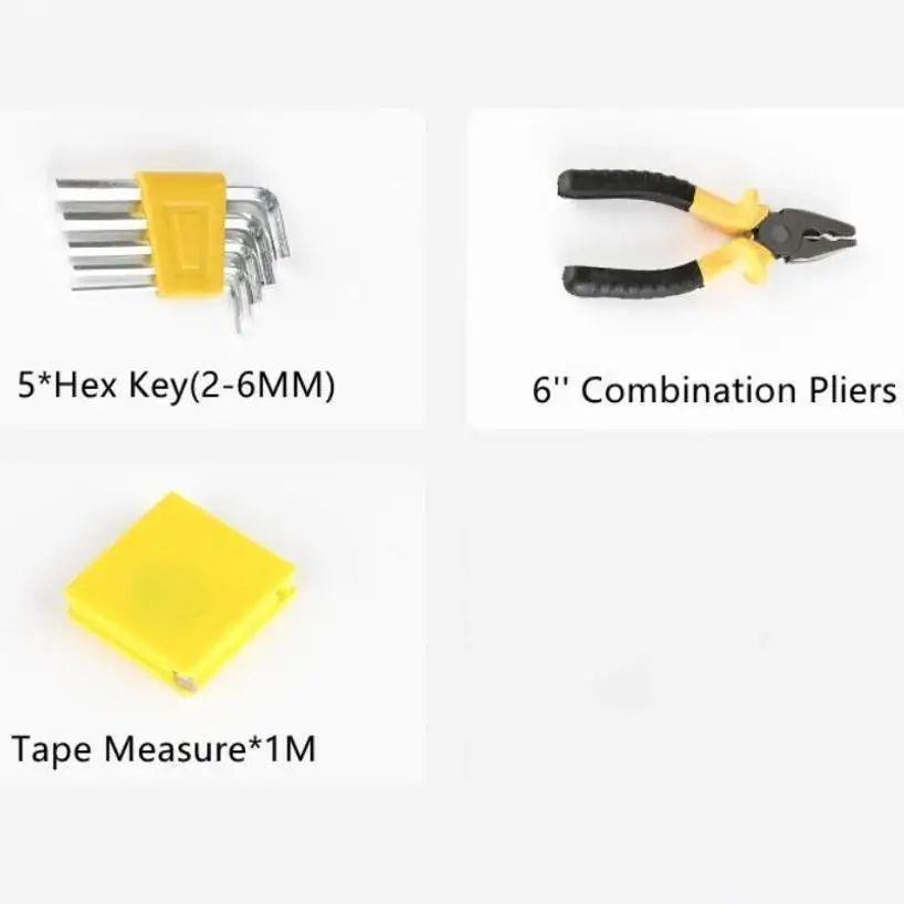 RoadReady 11-Piece Car Emergency Tool Kit – Compact Automotive Maintenance Tool Set for Home & Travel