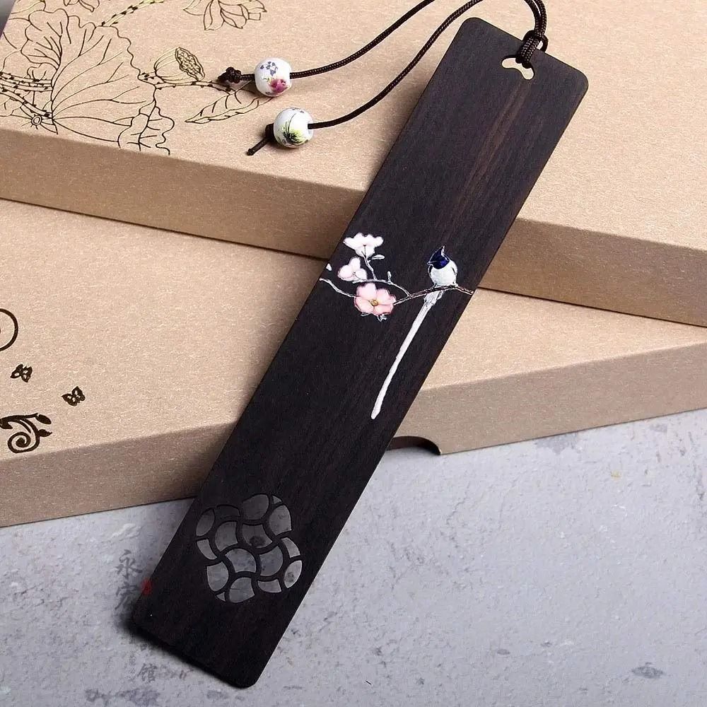 Artisan Ebony Carving Bookmark | High-Fidelity Retro Chinese Pagination & Professional Learning Gallery