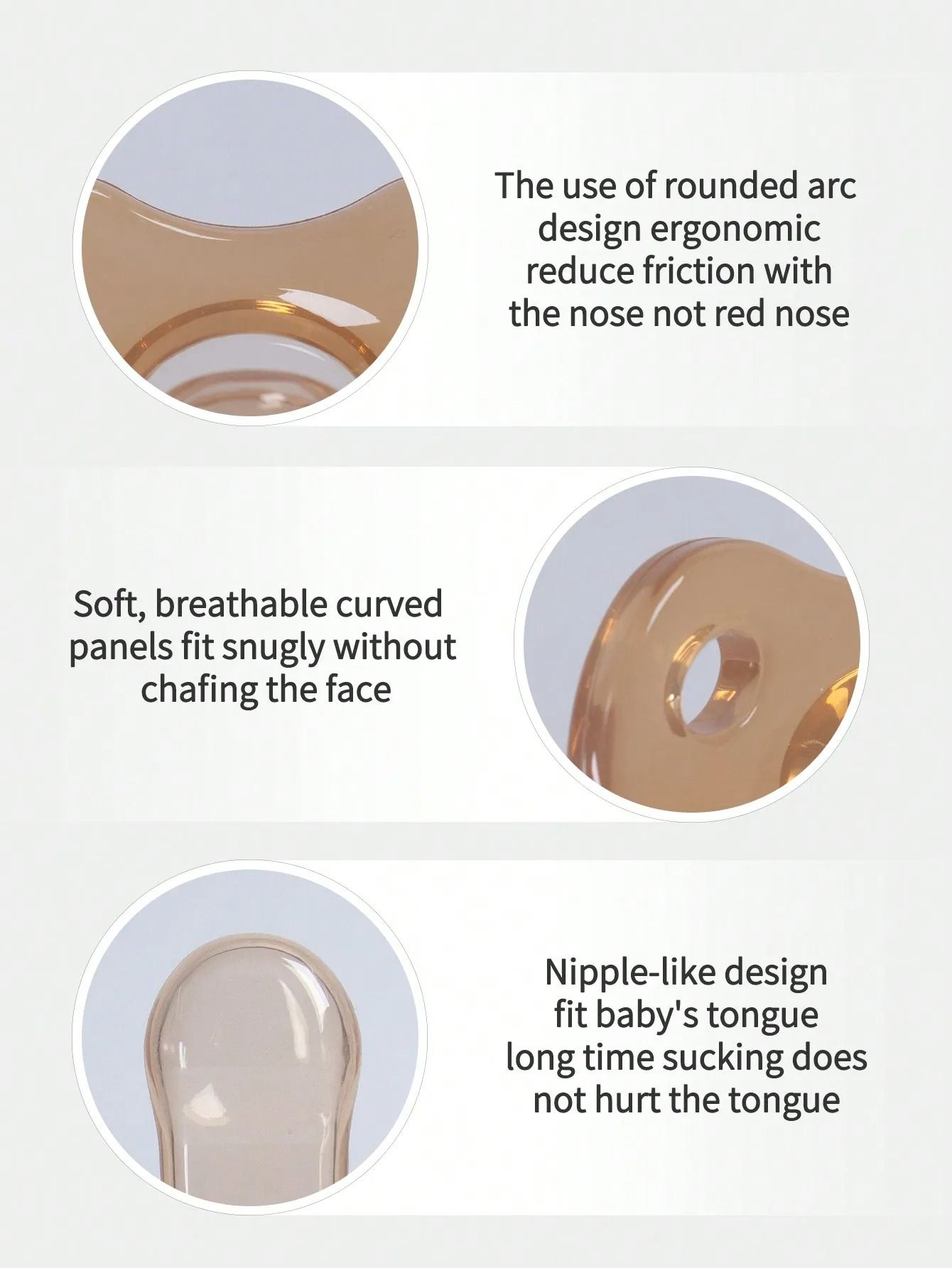 Ergonomic Silicone Pediatric Soothing Shield