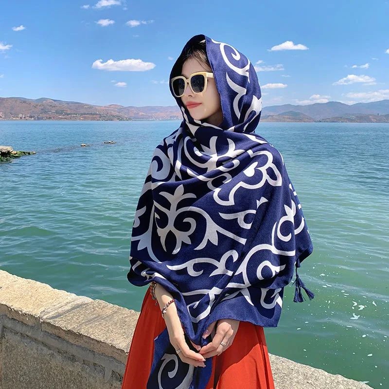 Large Beach Sarong Shawl Wrap Scarf