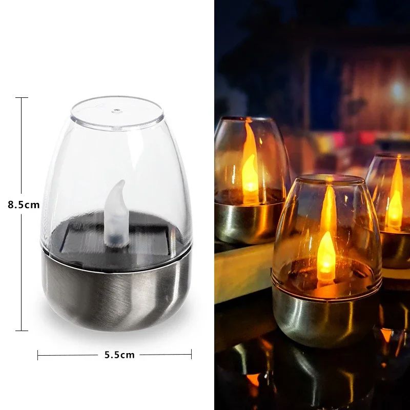 Solar LED Flameless Candle Light