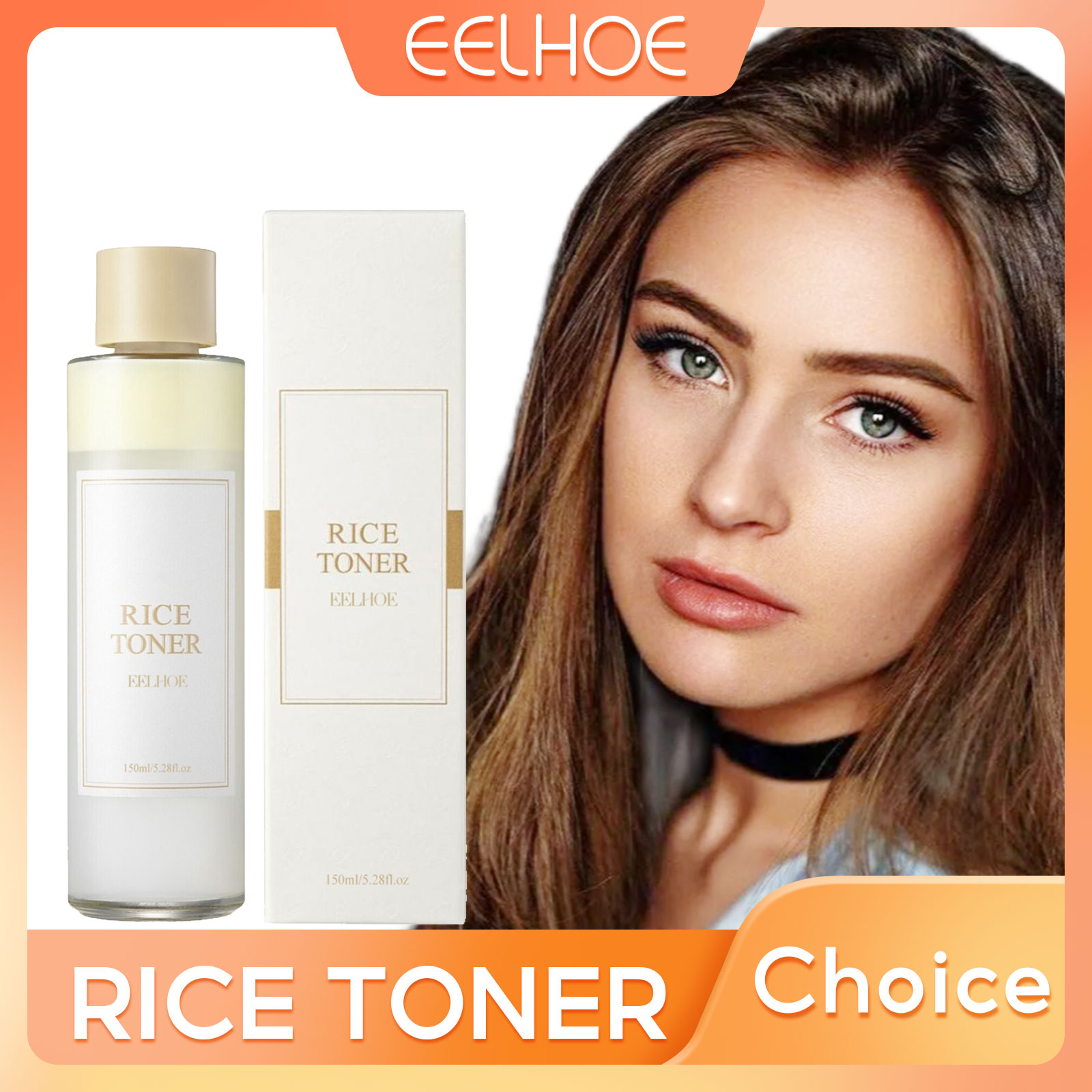 Rice Toner for Face Brightening Oil Control Serum Nourishing Pore Shrinking Essence for Sensitive Skin