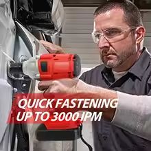 1000N.m Cordless Impact Wrench Drill – Brushless High Torque 20V Electric Power Tool with Battery & Fast Charger