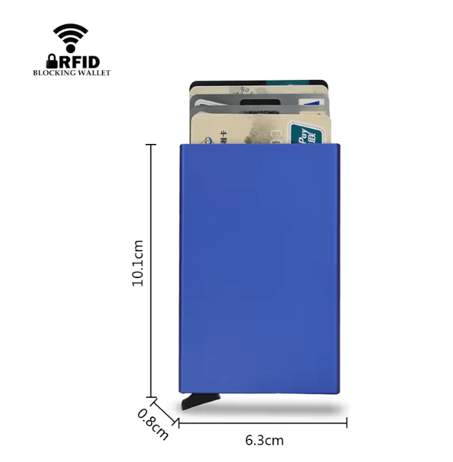 Metal Slim RFID Card Wallet