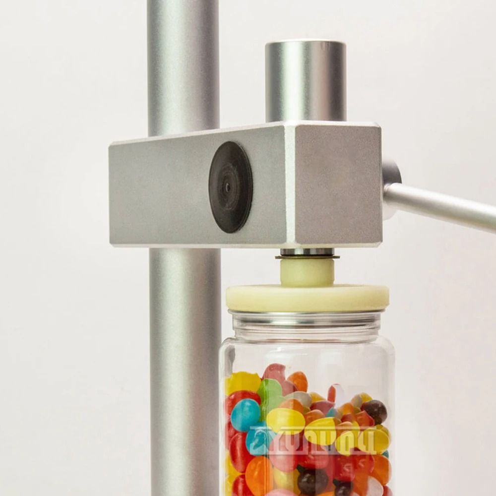 Commercial Bottle Sealer Manual Can Sealing Machine PET Food Beverage Soda Packer Disposable Can With 100pcs Bottle