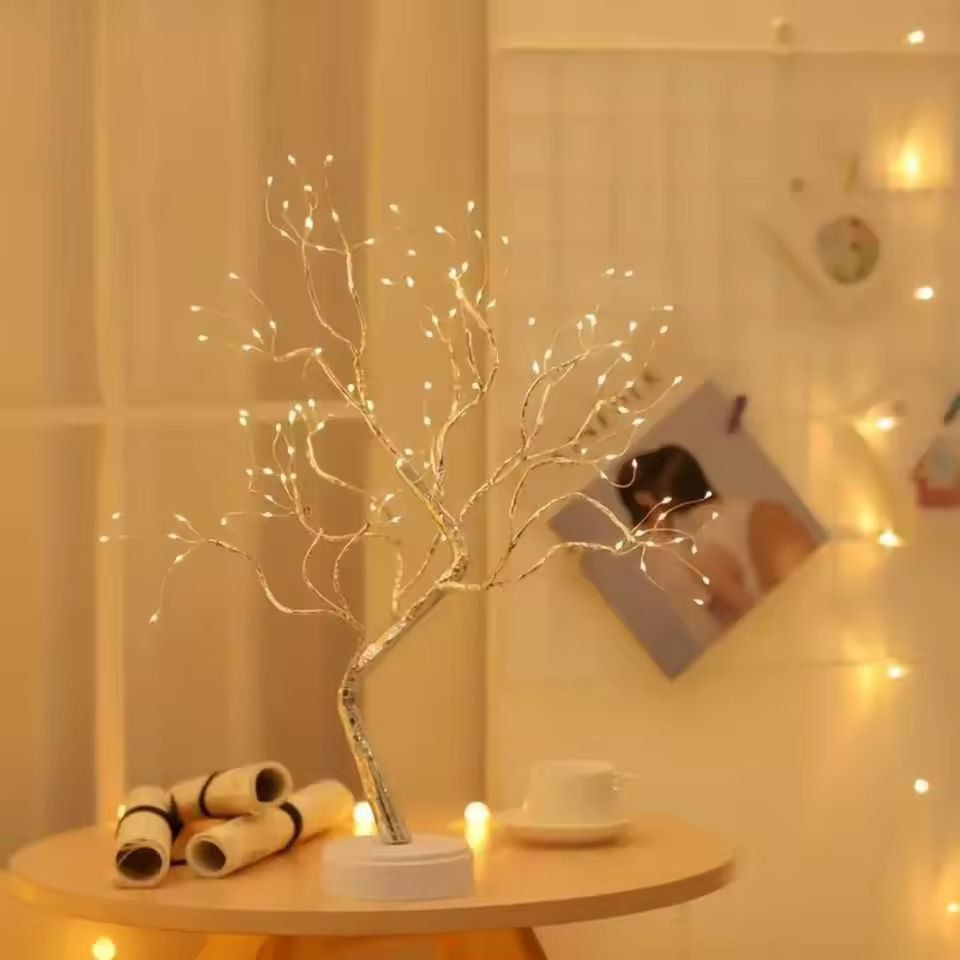CozyGlow 108-LED Warm White Copper String Lights (USB & Battery)