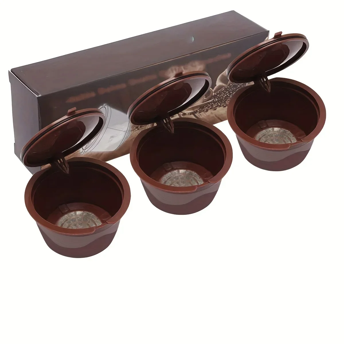 Nescafe Dolce Gusto Compatible Pod Kit, Reusable Coffee Capsules Filter Cup Adapter for Taste