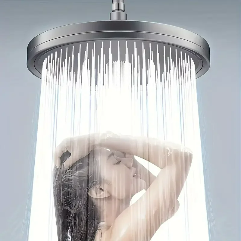 High Pressure Rainfall Shower Head with Filter Top Rain Shower Faucet for Bathroom