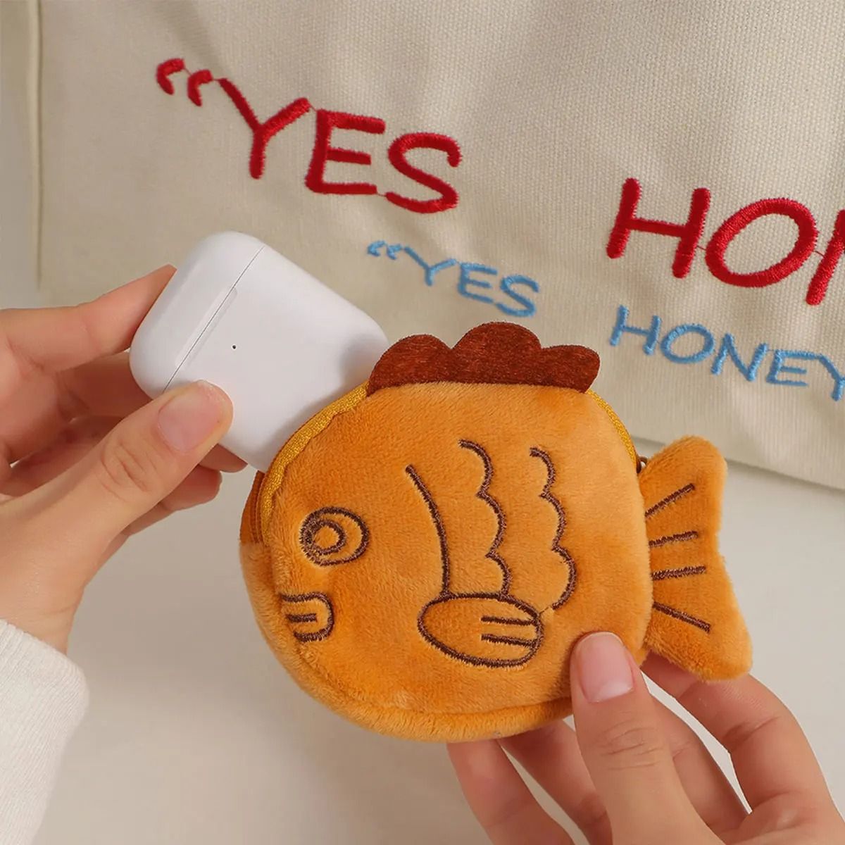 Cute Plush Fish Coin Purse