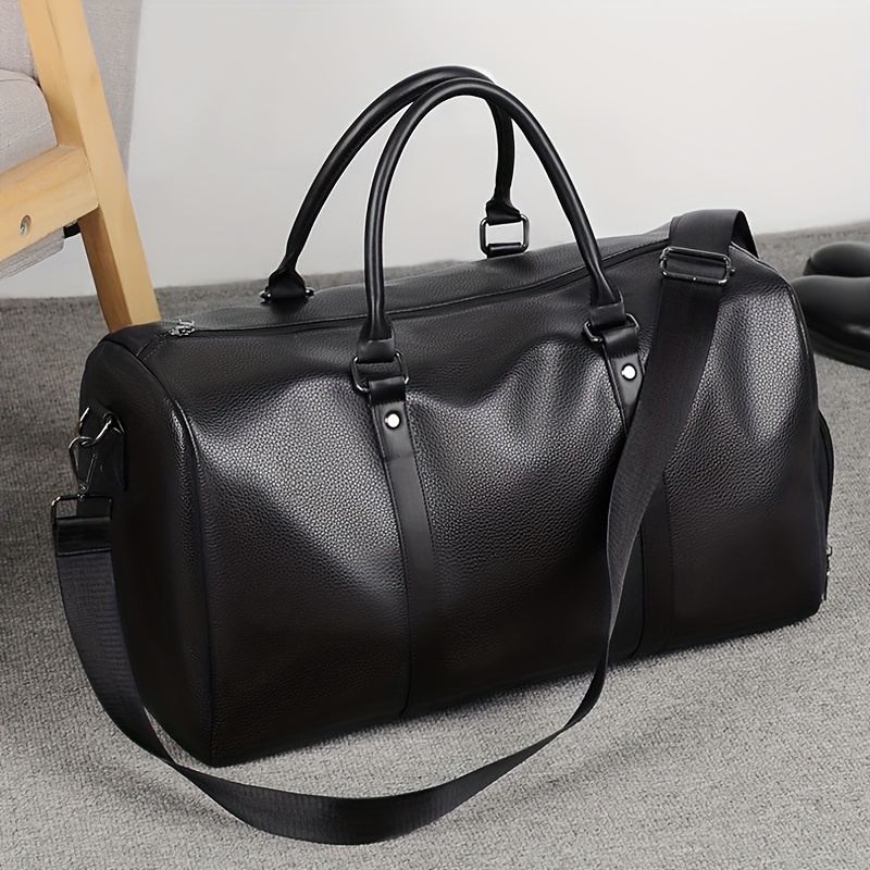 Mens Large Capacity Travel Gym Shoulder Bag