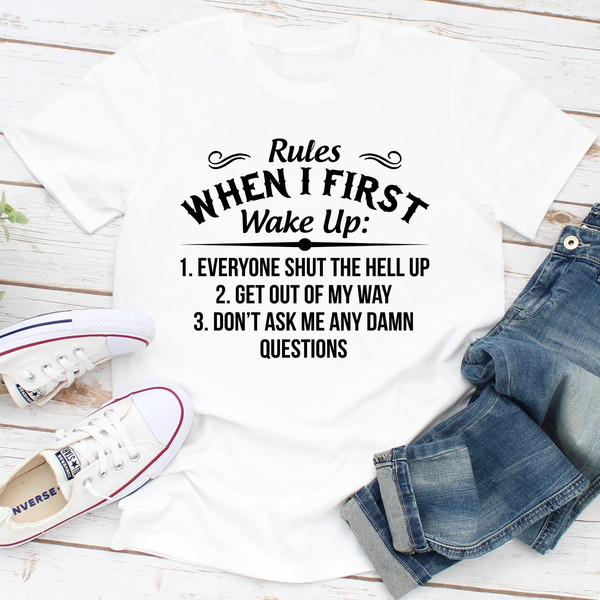 Rules When I First Wake Up