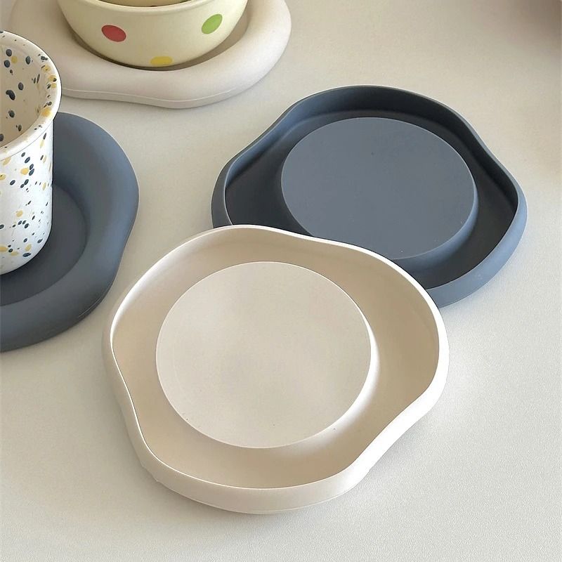 Cloud Shape Silicone Drink Coasters Heat Resistant Non Slip Cup Mat