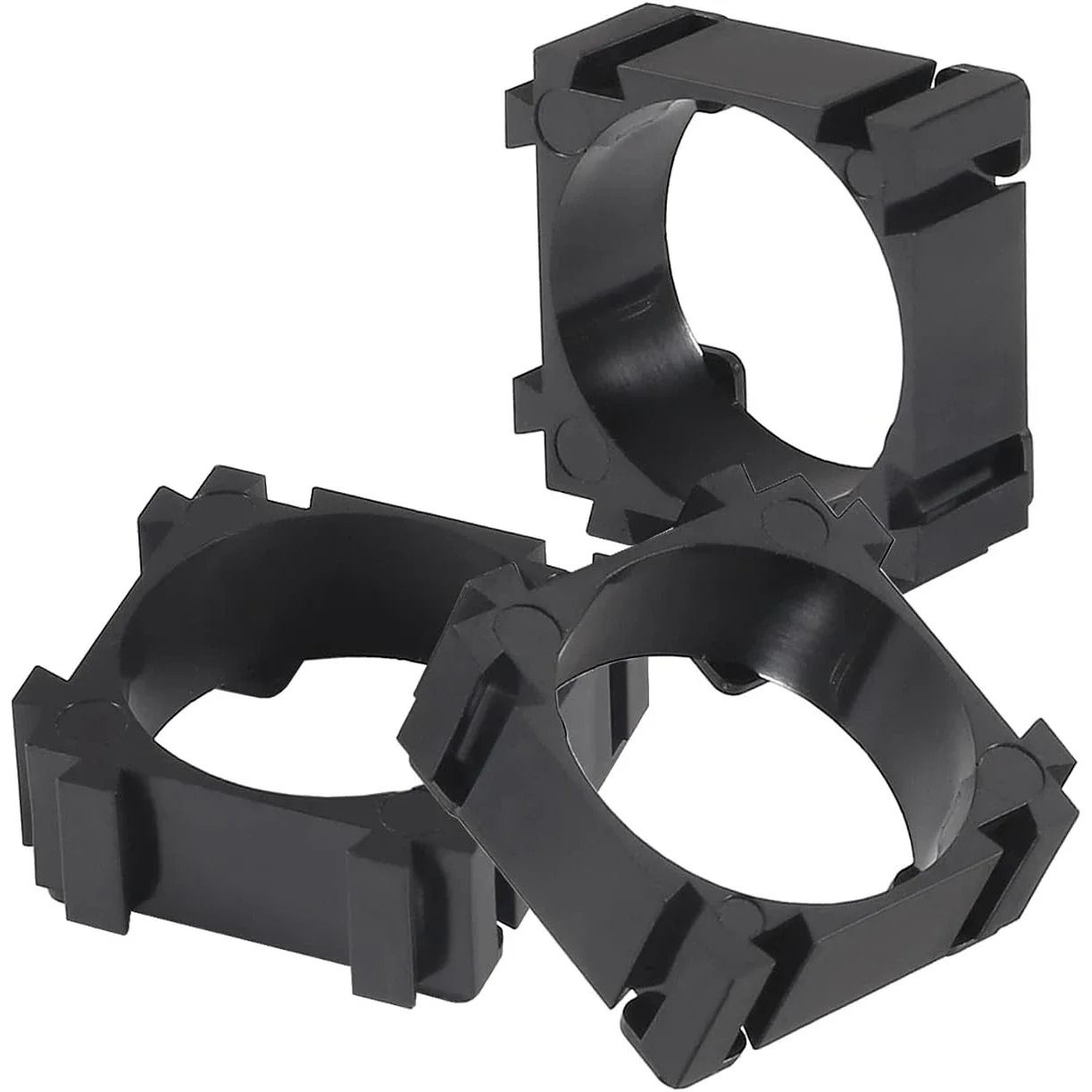 100 Pcs 18650 Battery Holder Plastic Battery Pack Bracket for DIY Projects