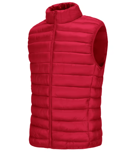 Mens Autumn Casual Vest Lightweight Sleeveless Zipper Jacket with Pockets for Outdoor Wear