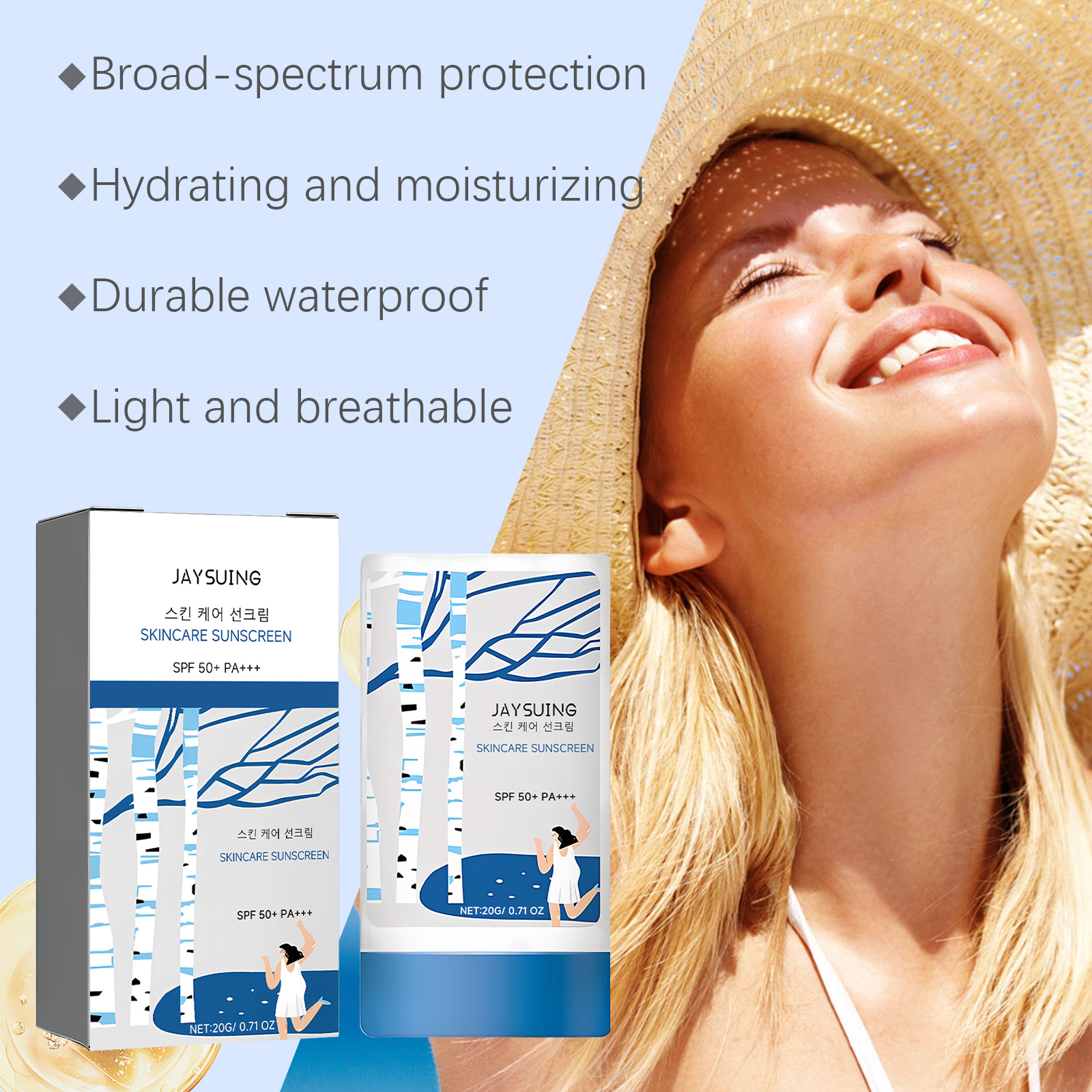 Sunscreen Stick Waterproof UV Protection Moisturizing Sunblock