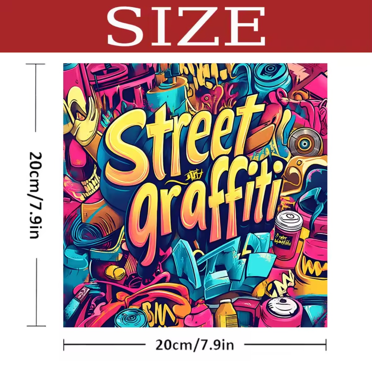 Joint Graffiti Colouring Book, Adult Picture Book, Art Therapy Gift