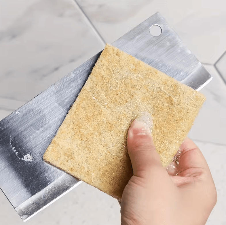 5pcs Reusable Coconut Fiber Scouring Pads Natural Non-Woven Cleaning Scrubbers