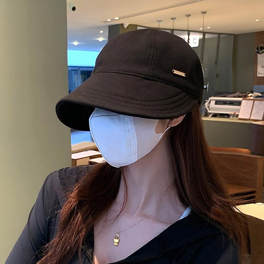 Adjustable Sun Hat for Women, Wide Brim Fisherman Cap, UV Protection Baseball Cap, Perfect for Outdoor Sports & Fishing