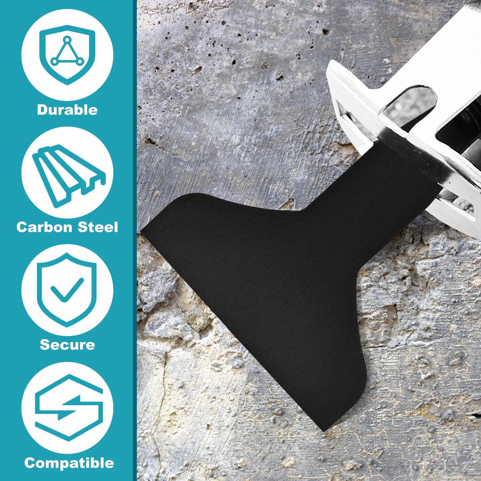 PowerScrape Reciprocating Saw Scraper Blade Set for Fast Surface Removal