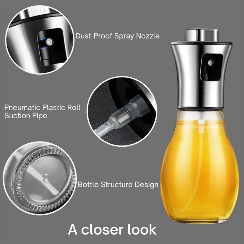 Professional Precision Glass Olive Oil Sprayer and Healthy Cooking Mister