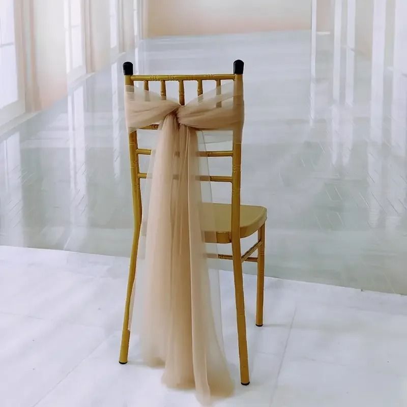 Gauze Sheer Table Runner | Elegant Arch & Event Decor