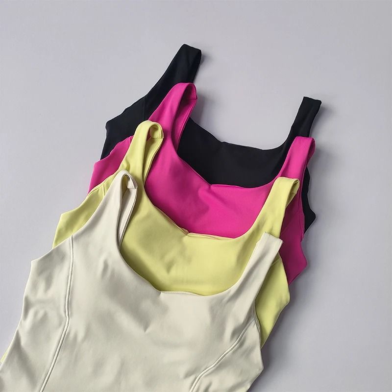 High Strength Back Shockproof Nude Yoga Bra