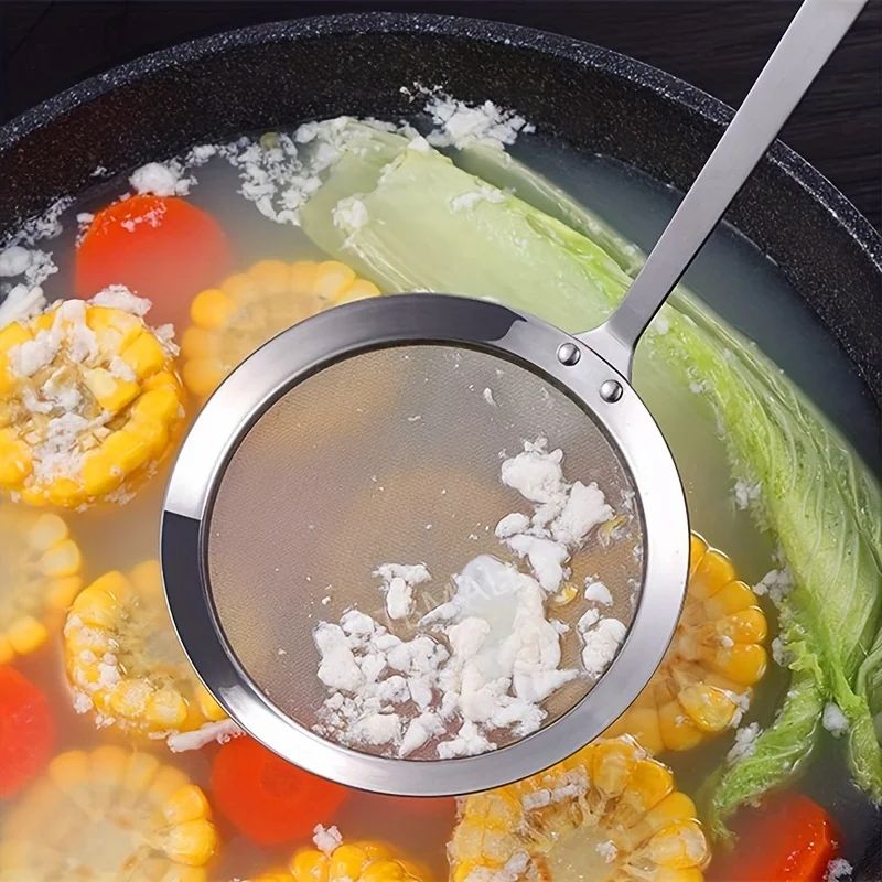 Stainless Steel Fat Skimmer Strainer Spoon