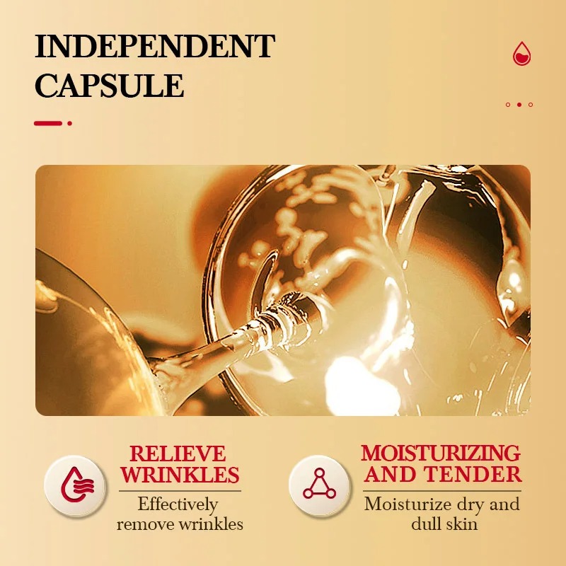 Placenta Capsules Serum Spot Acne Remover Whitening Face Serum, Anti Wrinkle Firming, Brighten Skin Care Cosmetics