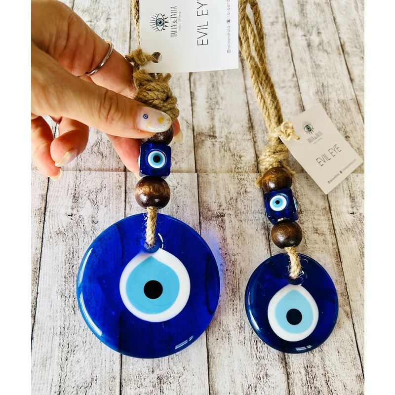 Macrame Evil Eye Wall Hanging Nazar Protection Home Decor