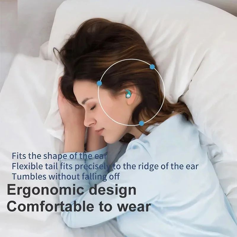 Silicone Earplugs Noise Reducing Waterproof Sleep Earplugs