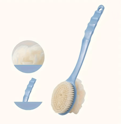 Long Handle Body Scrubber Soft Exfoliating Bath Brush