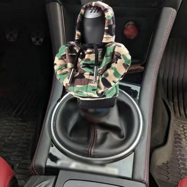 Mini Hoodie Gear Shift Cover, Car Gear Shift Cover for Car Shifter, Interior Trim Protection