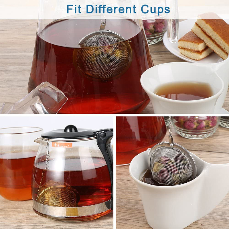 Stainless Steel Tea Infuser Ball – Premium Mesh Strainer for Loose Tea & Herbal Spices