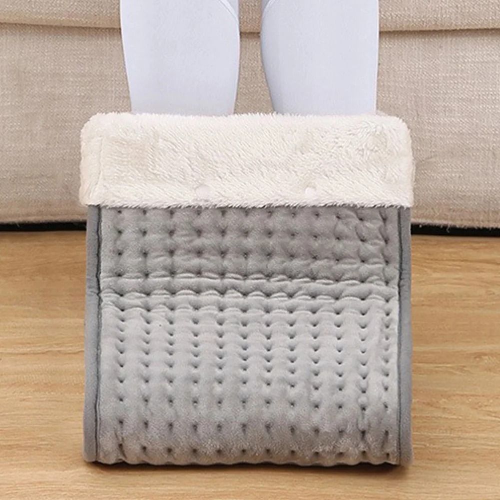 Electric Heated Foot Warmers Soft Feet Heating Pad, 9 Gear Adjustable Temperature Electric Shoe Heating Pad