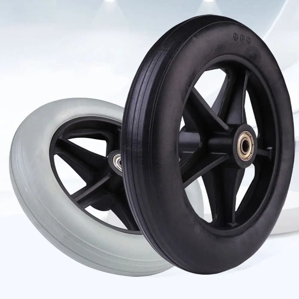 Wheelchair Replacement Front Castor & Heavy Duty Solid Tire Logic